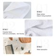 thumbnail image 2 of Yayeee Kitchen Hanging Hand Towels Set of 2 with Loop Bathroom Absorbent Tie Towel, Beige Fall Leaves, 2 of 7