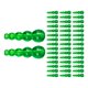 thumbnail image 4 of Kit De Cuentas De Pesca Apiladas, 2x50 Uds., Señuelos De Pesca, Aparejos Para Perca, Trucha, Leucomas, Verde, 4 of 8