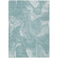 thumbnail image 2 of Addison Rugs Chantille Indoor/Outdoor Transitional Abstract Teal Washable Rectangle Rug, 5' x 7'6", 2 of 6