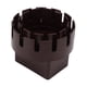 thumbnail image 5 of Conector y convertidor de drenaje universal con tornillos para reemplazo de bajante Adaptador de bajante de plástico marrón S de 2 x 3 pulgadas, 5 of 8
