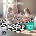 thumbnail image 4 of ODIKA 8' Machine Washable Non-Slip Area Rug, Bold Animal Design High Traffic Rug, Black, 304672, 4 of 5