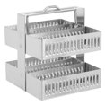 thumbnail image 1 of HEANUJJ Microscope Slides Storage Holder Stainless Steel Compact Design 1Pack for Laboratory Equipment, 1 of 7