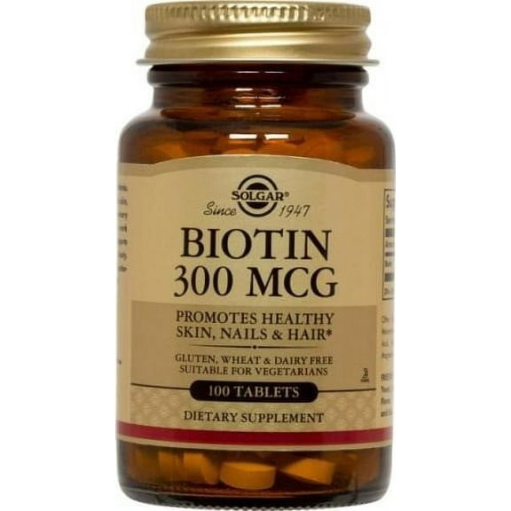 Solgar Biotin 300 mcg - 100 Tablets