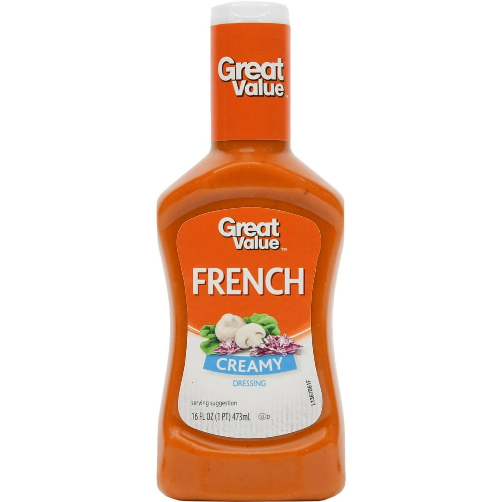 Great Value Creamy French Dressing, 16 oz