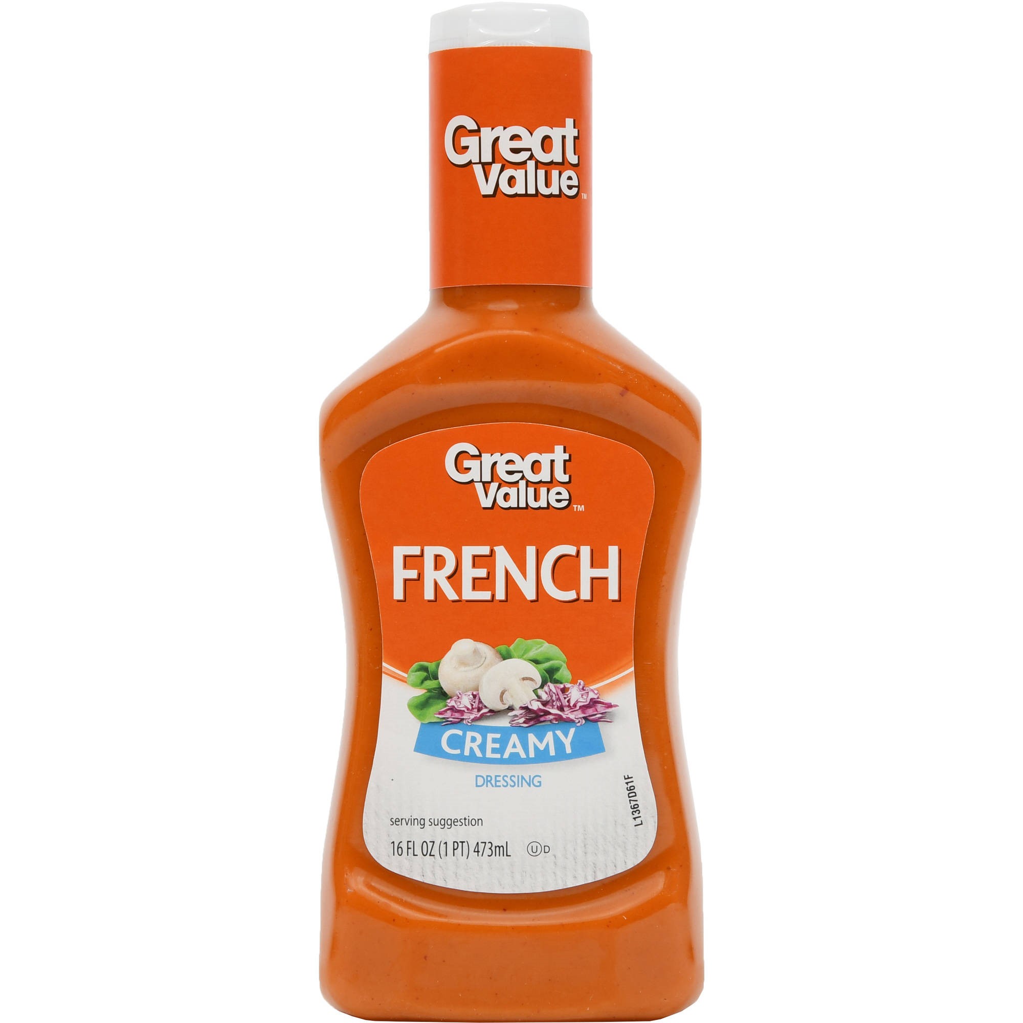 Great Value Creamy French Dressing, 16 oz - Walmart.com - Walmart.com