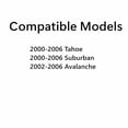 thumbnail image 4 of Tempered Privacy Driver Left Side Front Door Window Door Glass Compatible with GMC Sierra Chevrolet Silverado 1999-2006 / Sierra Classic Silverado Classic 2007 Models, 4 of 5