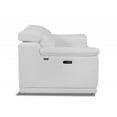 thumbnail image 6 of Mod Winter White Italian Leather Recliner Chair, 6 of 8