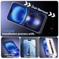 thumbnail image 2 of 2-Pack iPhone 16 Pro Screen Protector & 2-Pack Lens Protector - Tempered Glass | 6.3 inch [Automatic Installation] - Bubble Free and Dust Free, 2 of 5