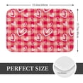 thumbnail image 2 of Sikiie valentine day with heart Print Flannel Anti-slip Floor Mat 16x24in, Thickened Dustproof Entrance Door Mat Floor Mat for Kitchen, Bathroom, Laundry Room, 2 of 7