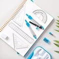 thumbnail image 5 of Geometry Set 10 Pcs Supplies Kit,Including Compass,Protractor,Ruler,Eraser,Pencil ,for Drawing and Measurement, 5 of 5