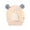 Color:beige, variant on Cartoon Bear Ear Knitted Hat for Dog Lovely Small Dog Costume Hat for Halloweens Birthday Party Dogs Hat Cats Cosplay