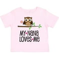 thumbnail image 3 of Inktastic My Nana Loves Me Owl Girls Toddler T-Shirt, 3 of 5