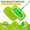 thumbnail image 4 of 6PCS Chenille Mop Refill Pads for Home Use, Reusable and Washable Microfiber Pads for Wet and Dry, Compatible with Most Standard 10-12 Inch Mops, 4 of 6