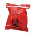 thumbnail image 2 of Unimed Stick-On Biohazard Infectious Waste Bags, 1.4 Quarts, Red, Box Of 100, 2 of 3