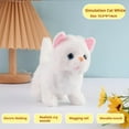 thumbnail image 4 of Poupée Chat Réaliste Super Mignonne Matériau Polyester Doux Caractéristiques Réalistes Design Interactif Confortable Utilisation Câline pour Tous Âges Compagnon Quotidien Cadeaux d'Anniversaire Amateurs de Chats, 4 of 8