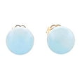 thumbnail image 3 of Trustmark 06mm Aquamarine Ball Stud Earrings 14-20 Gold Filled, 3 of 3
