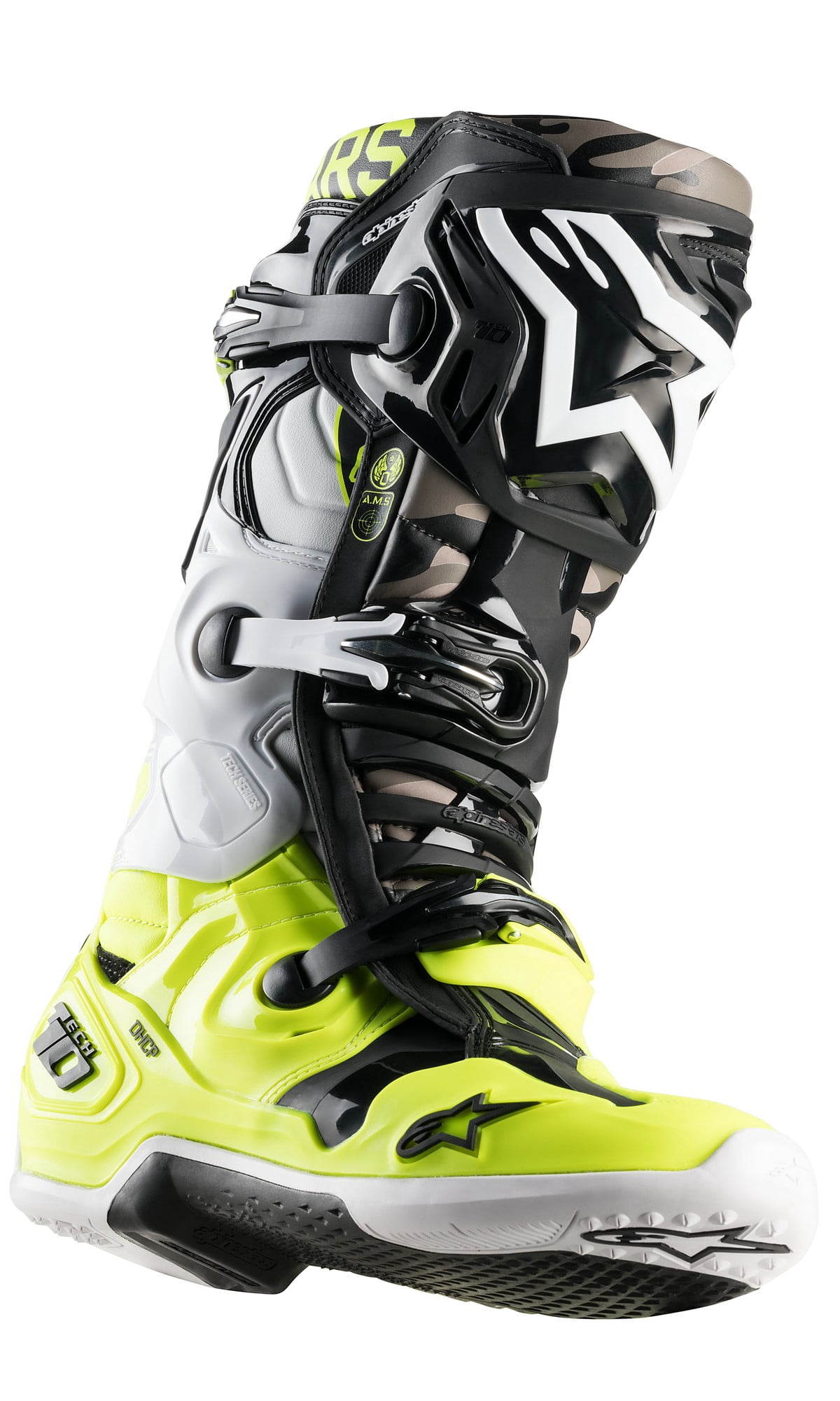Alpinestars Limited Edition Tech 10 AMS '21 Boots - Black/Yellow