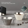 thumbnail image 3 of CHICIRIS Coffee Measuring Cup, 100ml Stainless Steel Coffee Measuring Cup, Precise Extraction, Versatile Measuring Cup Use for Home, Cafe, Office, Hotel, 3 of 8