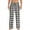 Black, variant on Houndstooth Black And White Men's Straight Lounge Pajama Pants: The Ultimate in Comfortable Sleepwear