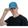 thumbnail image 6 of Flag of North Carolina Logo Denim Trucker Hat Baseball Cap for Men Or Women Cowboy Black, 6 of 8