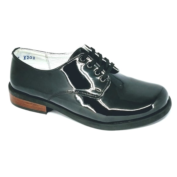 Calzado de JUVENIL tipo CHOCLO color CHAROL NEGRO DNE  120101