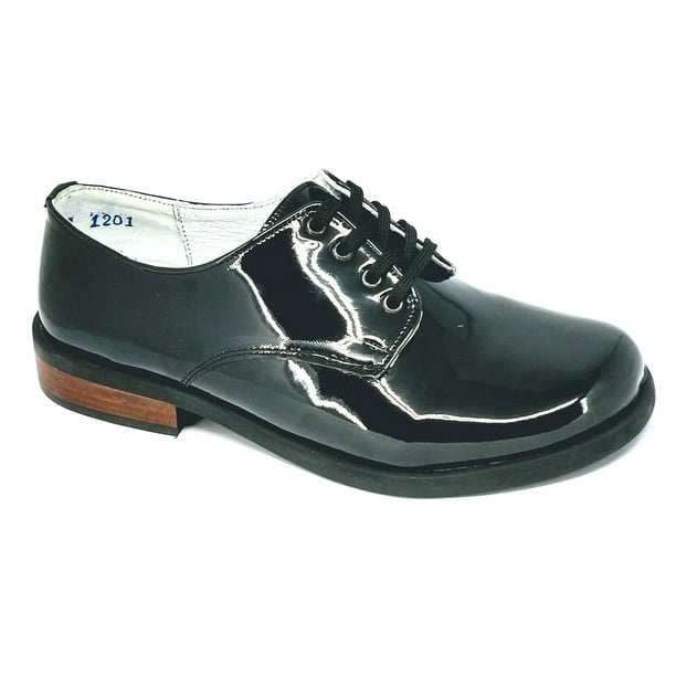 Calzado de JUVENIL tipo CHOCLO color CHAROL NEGRO DNE 120101