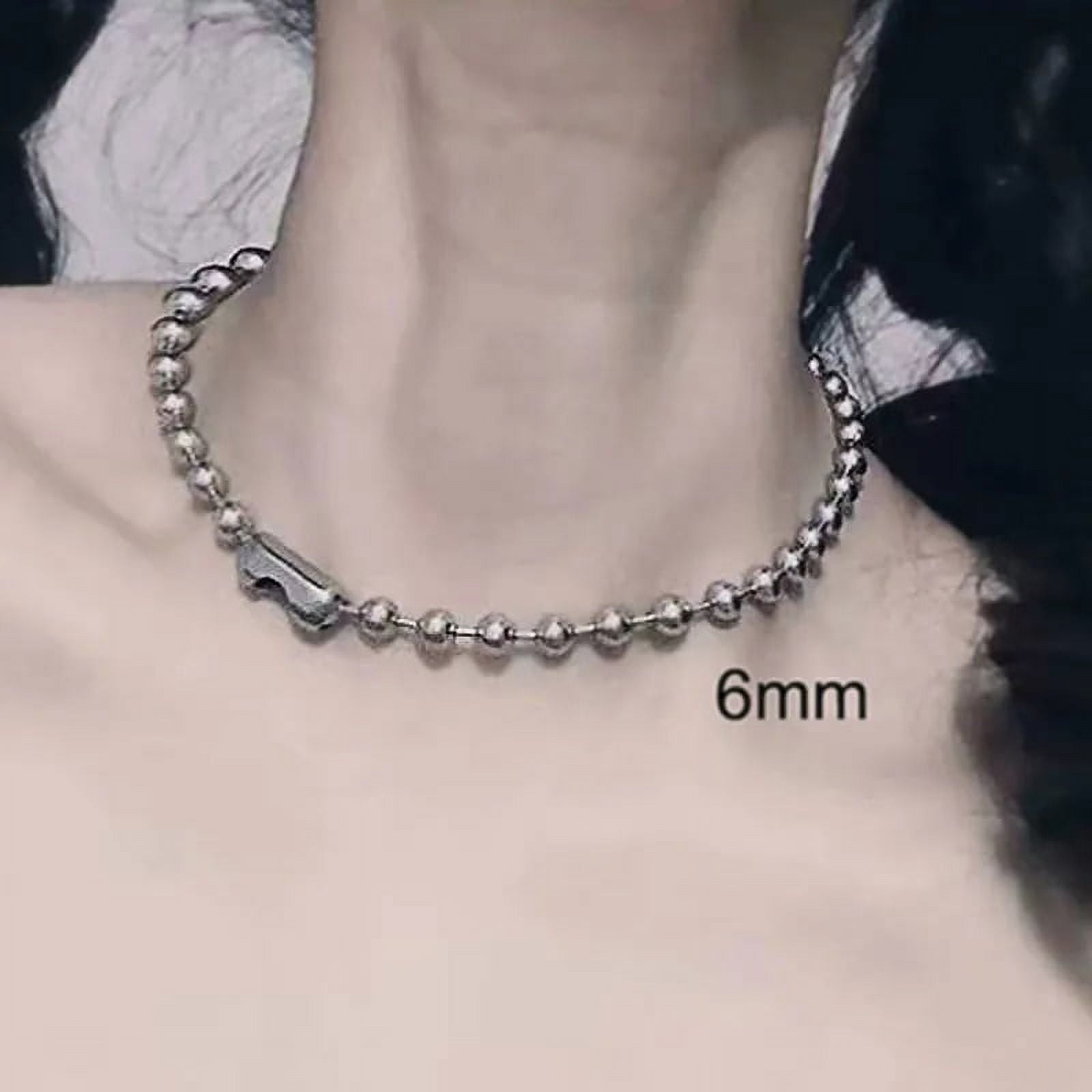 Giant ball chain necklace sale