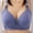 Blue, variant on SHOPESSA Women Bra No Rims Comfortable Breathable Anti-exhaust Base Top Solid Underwear