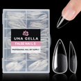 thumbnail image 1 of Pinzas para uñas Stiletto UNA GELLA, tamaño mediano, 216 unidades, 1 of 7