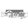 thumbnail image 2 of 556-21811: Spanish Mediterranean 3 Bed, 2 Bath Luxury Home Plan, 2181 Sq Ft: Full Blueprints with License to Build by Home Plan Marketplace - Lesuto, 2 of 6