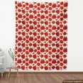 thumbnail image 3 of Ambesonne Poppy Flower Fabric by the Yard Upholstery, Floral Blossom Spring, 10 Yards, Orange Olive Green White, 3 of 4