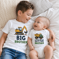 thumbnail image 4 of Matching Family Shirts, Big Brother Little Brother Construction Truck Shirt, Cute Sibling Matching Tee, Birthday Gift for Brothers, 4 of 7