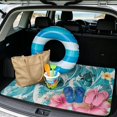 thumbnail image 2 of HUISEFOR Sea Turtle Car Trunk Mat 29" x 39" Cargo Mat Rear Trunk Liner Anti-Scratch Full Protection Cars Accessories Universal Fit for Most Cars, 2 of 7