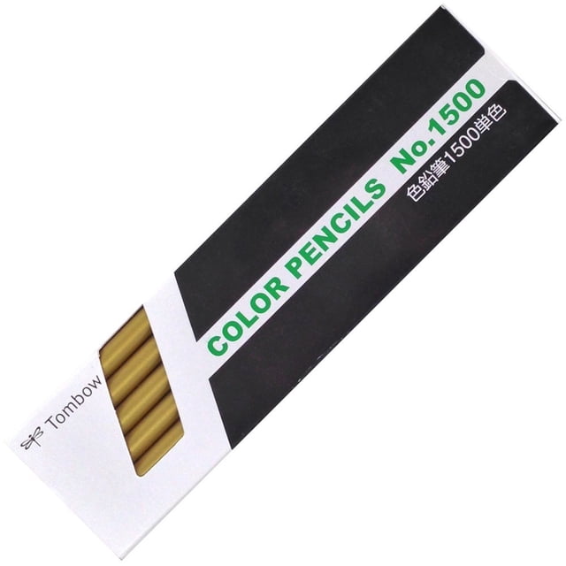 Lápiz de colores Tombow 1500 Monochromatic Gold (12 piezas)