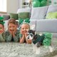thumbnail image 5 of Decoraciones de Pascua, adornos de Pascua, regalos de Pascua, ropa para mascotas, falda irlandesa para perros, falda de malla verde, ropa de Pascua, 5 of 6