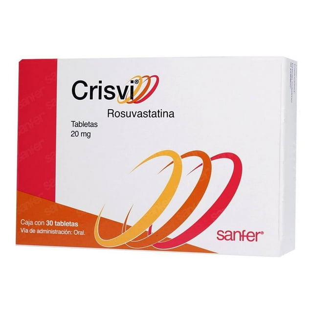 Crisvi 30 tabletas 20 mg