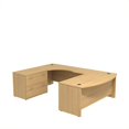 thumbnail image 1 of Series C 72W U Shaped Desk with File Cabinet in Light Oak - Engineered Wood, 1 of 1