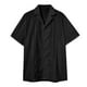 thumbnail image 4 of Camisa de manga corta de verano para hombre: jersey con solapa y diseño estampado, material de poliéster para el día a día, 4 of 5