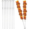 thumbnail image 3 of Heldig Grill Kabob Skewers Stainless Steel Long Skewers Kebab Skewers Meat Skewers For Campfire Or Grill Bowl, 3 of 9
