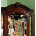 thumbnail image 3 of Beaumont Lane Corner Curio Cabinet, Medallion Cherry, 3 of 6