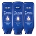 thumbnail image 1 of NIVEA Nourishing In-Shower Body Lotion - Non-Sticky For Dry to Very Dry Skin - 13.5 oz. Bottle (Pack of 3), 1 of 7