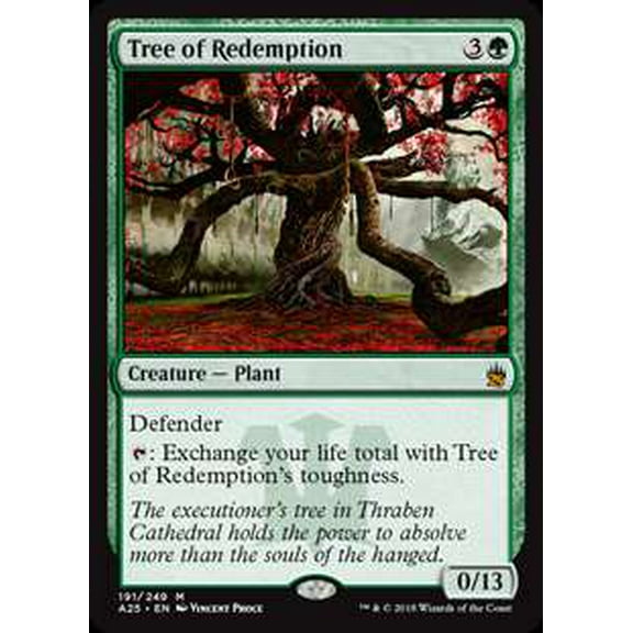 MtG Masters 25 Mythic Rare Tree of Redemption #191