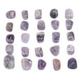 thumbnail image 1 of Natural Rune Stones, Special Power 25Pcs Gold Lettering Rune Stones Set Widely   For Meditation Amethyst, 1 of 8
