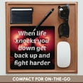 thumbnail image 4 of 3dRose, When life knocks you down get back up and fight harder, boxing, MousePad, 4 of 7