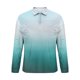 thumbnail image 5 of Blusa y camisa de manga larga con cuello vuelto para hombre, informal, con cuello vuelto, estampado, para fitness, deportiva, de manga larga, de poliéster, 5 of 5
