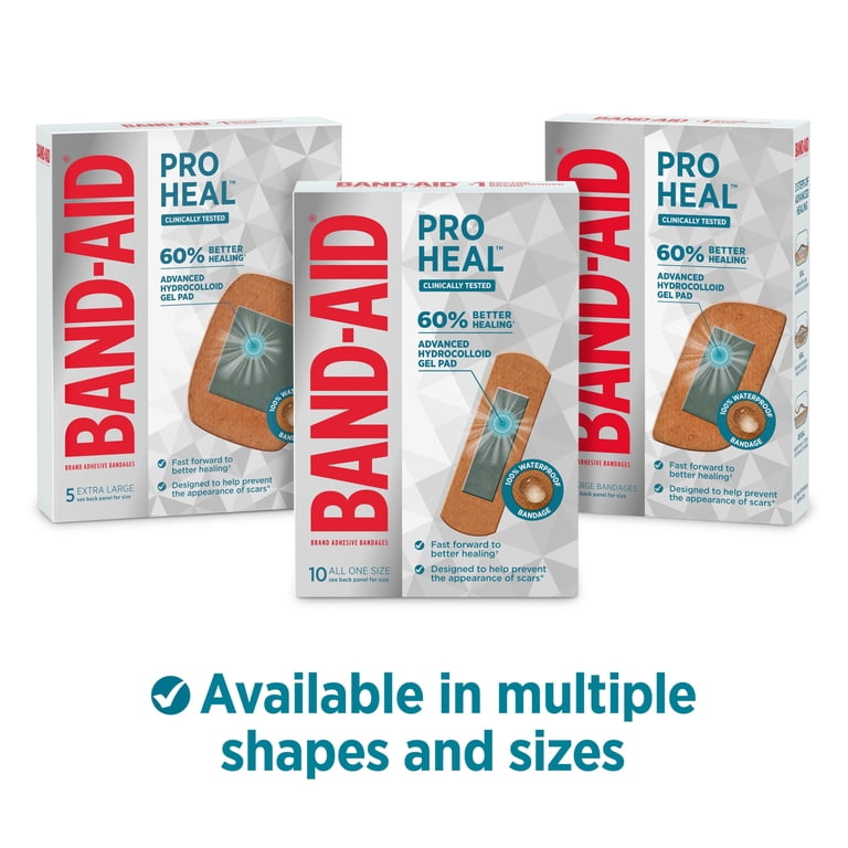 Pro Heal Extra Large Hydrocolloid Bandages, 5 Count photo 8