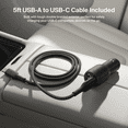 thumbnail image 5 of Belkin 24 Watt Dual USB Car Charger - 2 12W USB A Ports with USB-C Cable for Fast Charging, 5 of 8