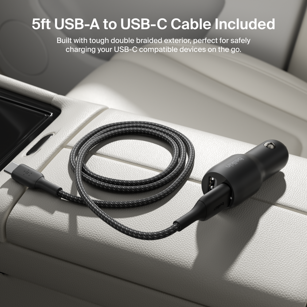 Belkin BOOSTCHARGE 24W Dual USB-A Car Charger photo 5