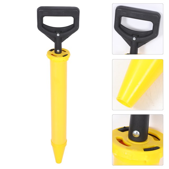 BRIGHTFUFU 2Pack Yellow Cement Applicator Tool Thick Plastic for Homeowners and DIY Tasks