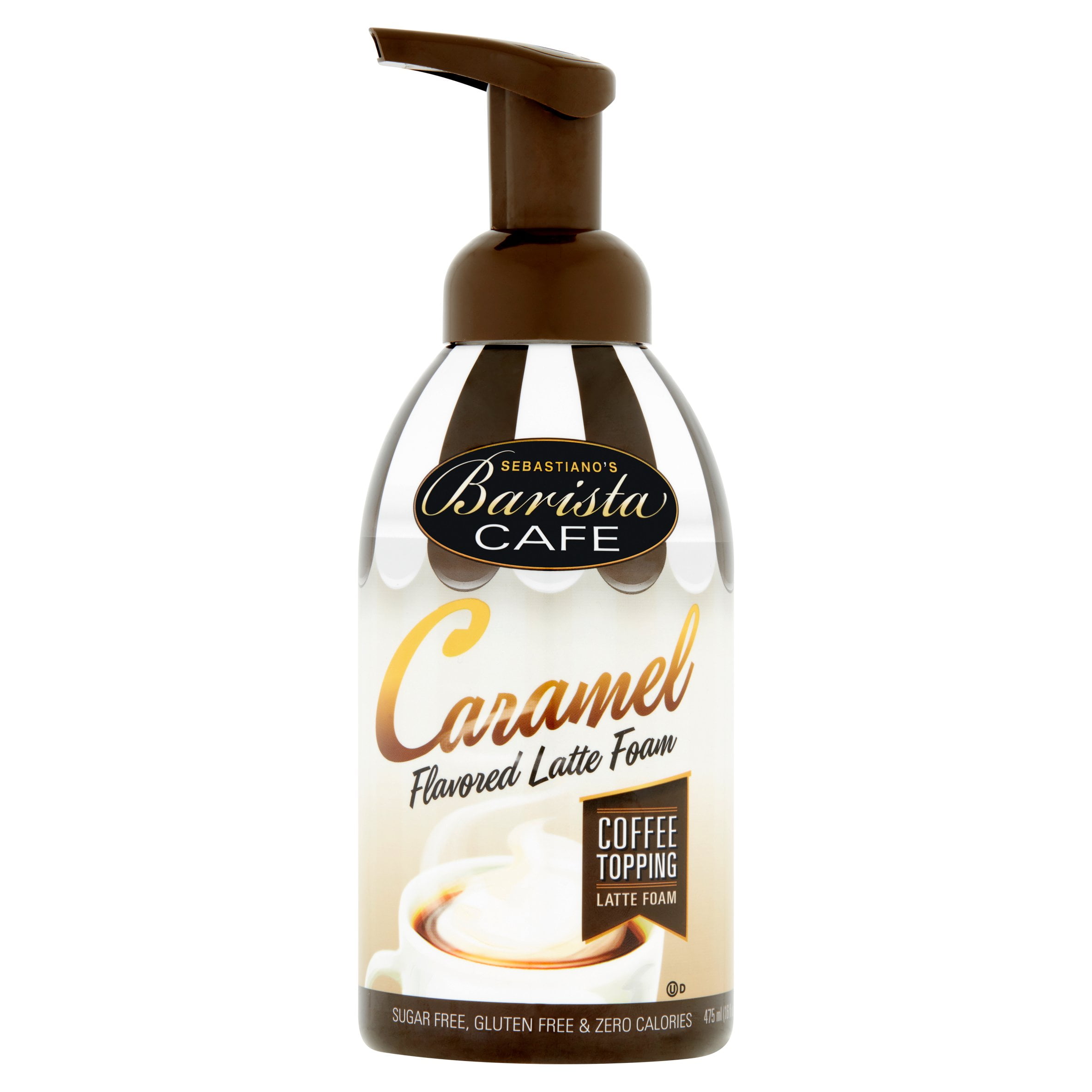 Sebastiano's Barista Cafe Caramel Flavored Coffee Topping